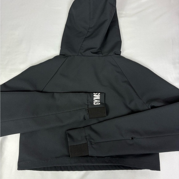 Gymshark Charcoal Cropped Hoodie - Picture 6 of 10